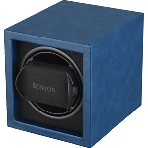 Benson Compact 1.17 Blue leather watch winder