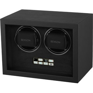 Benson Compact 2.18 Black Leather watch winder