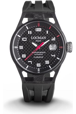 Locman Montecristo Carbon 0544C09S-CRCBWHSK