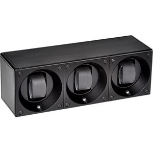 Swiss Kubik Triple Leather Black SK03.CV003